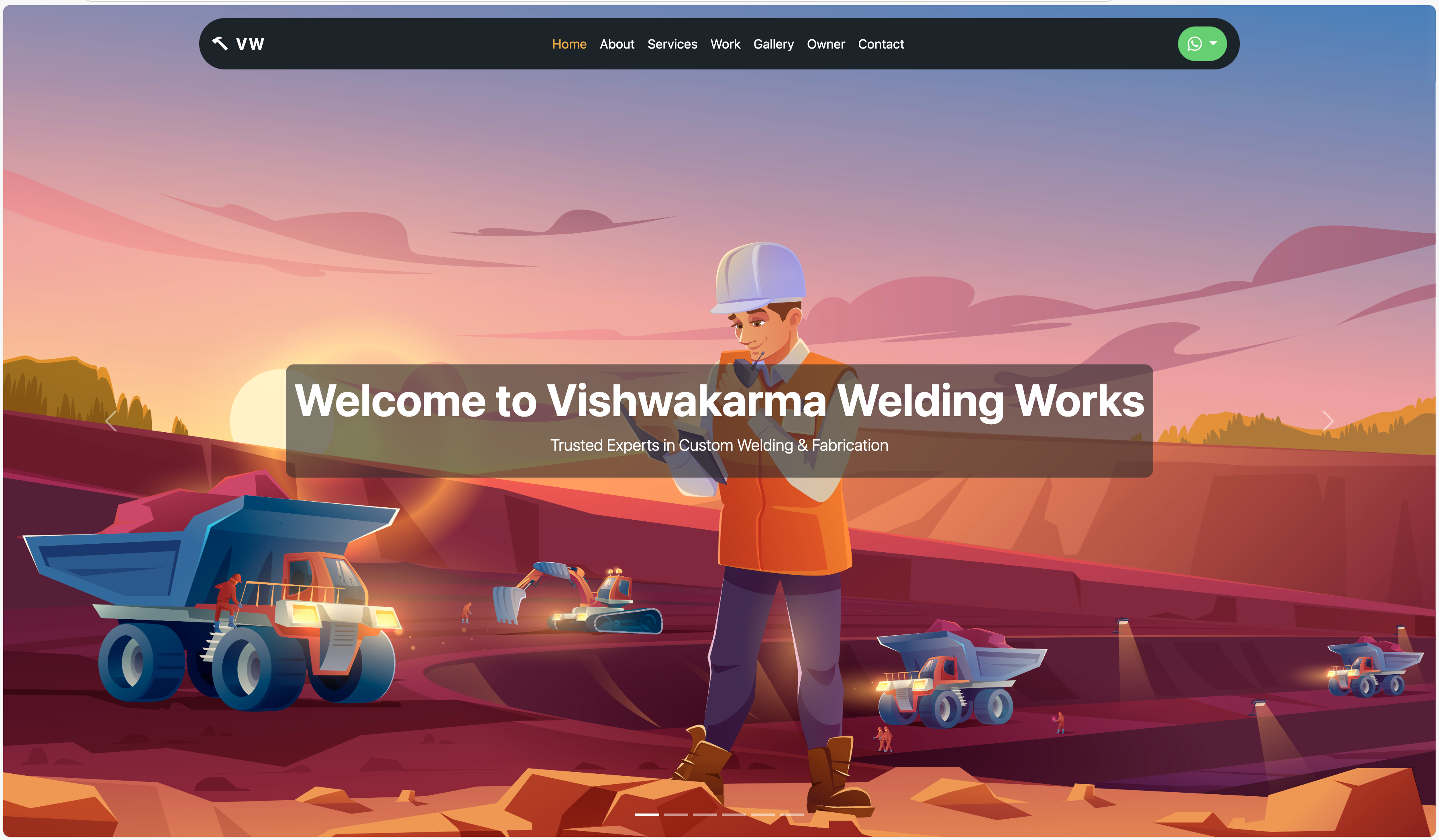 Vishwakarma Welding Website